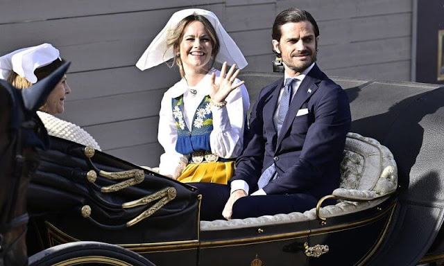 Queen Silvia, Crown Princess Victoria, Prince Daniel, Princess Estelle, Prince Oscar, Prince Carl Philip and Princess Sofia