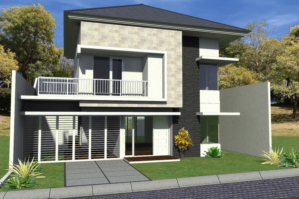 Model Rumah  Sederhana  Tapi Mewah  2 Lantai