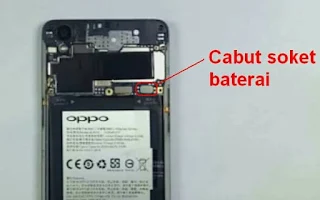 Cara bongkar baterai oppo a37