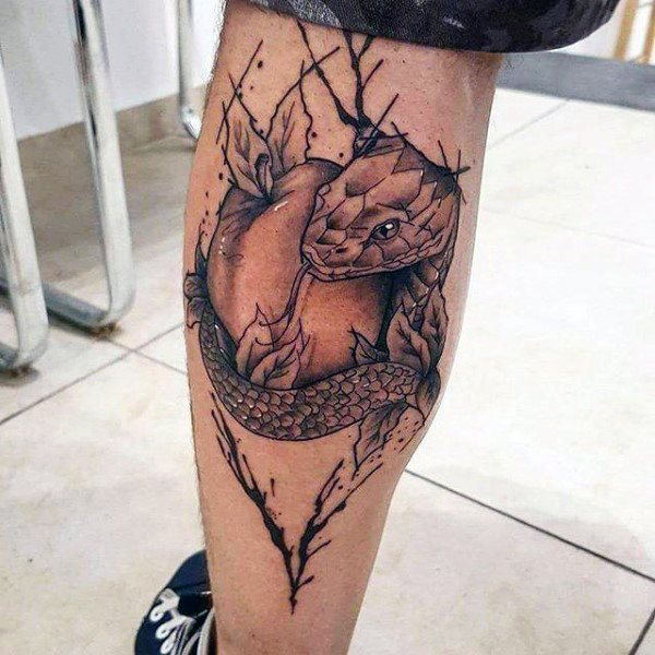 Tatuagem de maça - 22 ideias inspiradoras