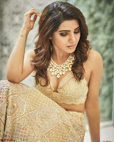 Samantha Ruth Prabhu Stunning in Brown Wedding Lehena ~  Exclusive Celebrities Galleries 003.jpg