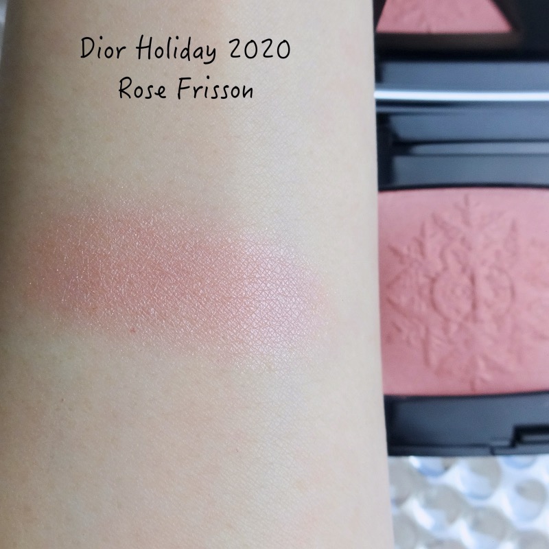 Dior Rose Frisson blush review swatch