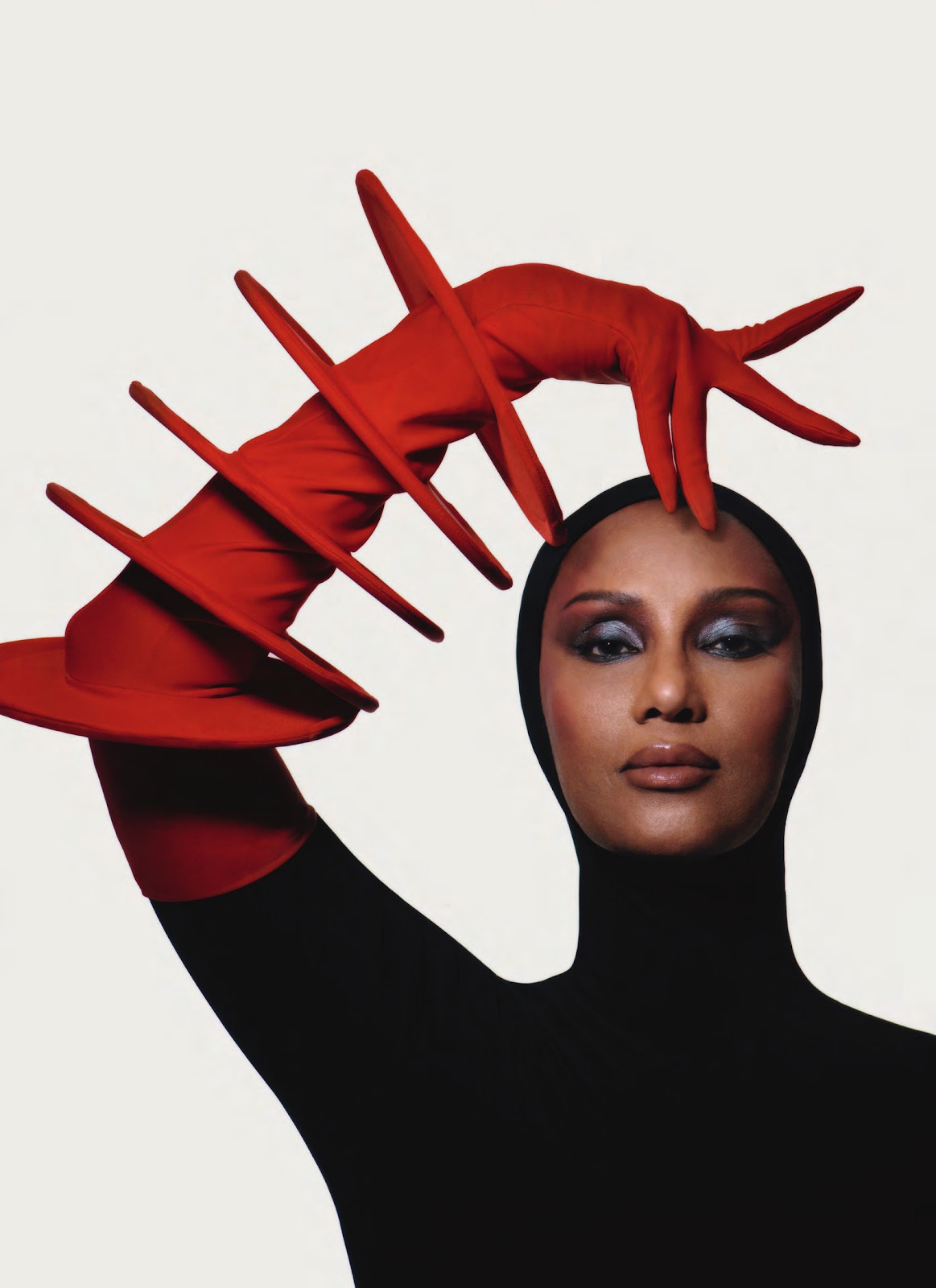 Iman in Vogue UK January 2023 by Nadine Ijewere