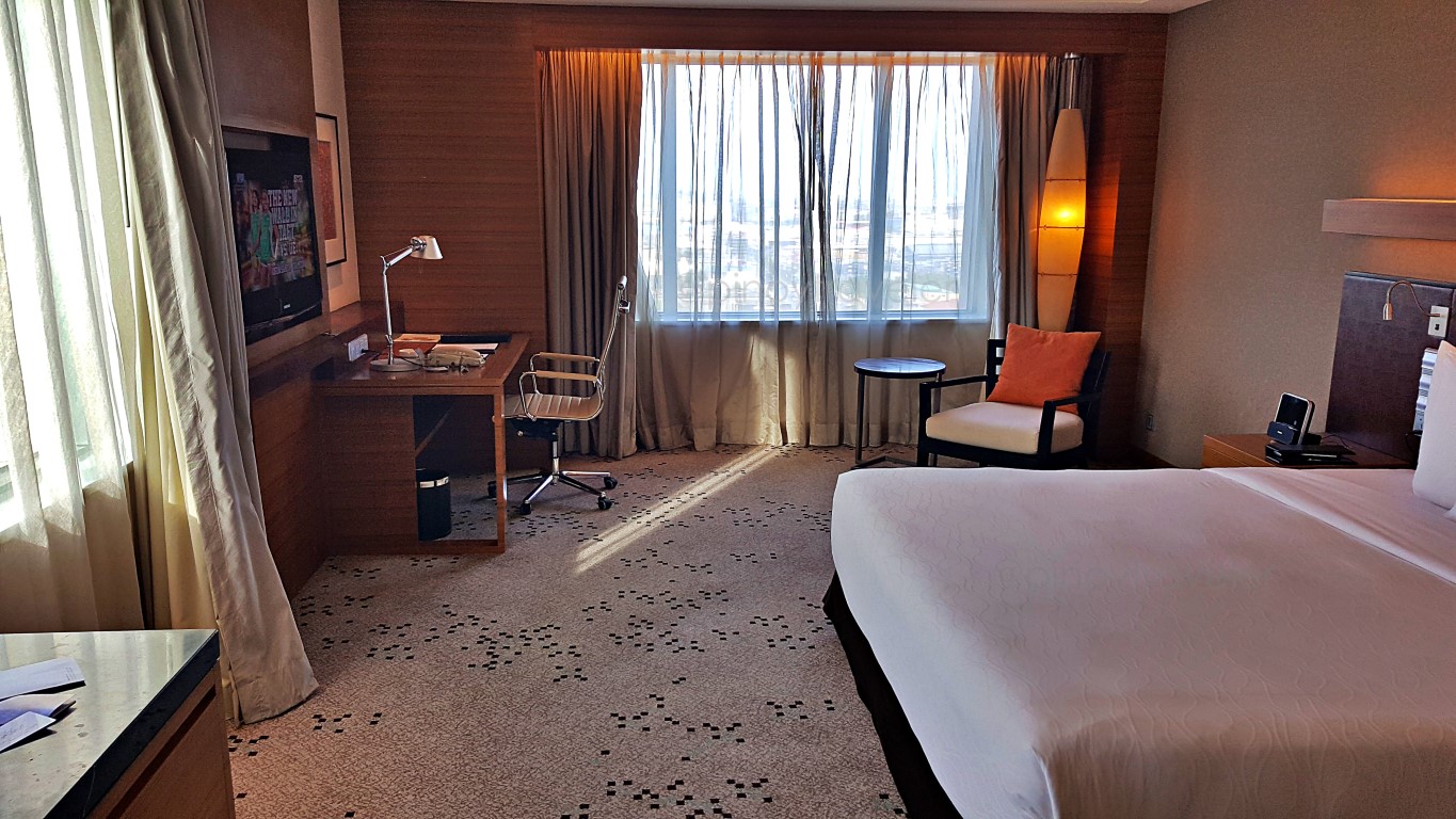 room 1501 w/  two big windows at Radisson Blu Cebu Hotel