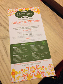 Marthas Autumn Winter Menu