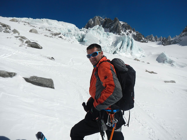 ski-de-rando au col du tour noir Manu RUIZ