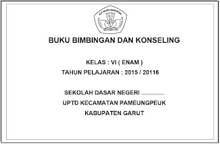 Contoh Format Buku Bimbingan Konseling untuk SD