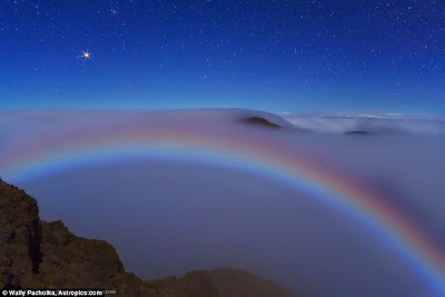 ปรากฏการณ์ธรรมชาติ คันศร แห่ง รัตติกาล Moonbow