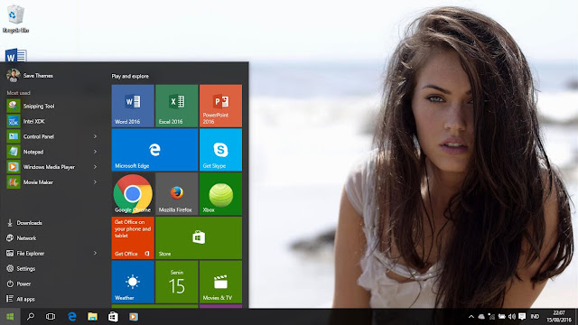 Megan Fox Theme For Windows 7/8/8.1 and 10