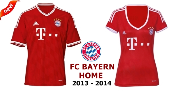 Jersey Couple Bayern Munchen Home 2013-2014