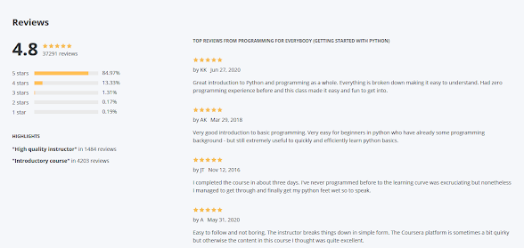 best python course on Coursera