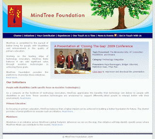 MindTree Foundation Website