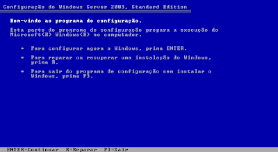 Console de Recuperação do Windows XP