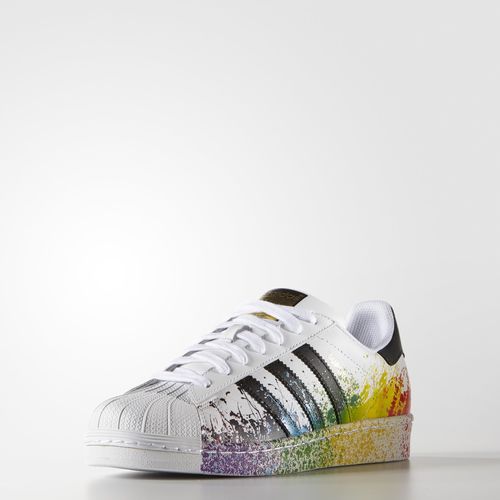 adidas Originals Superstar branco white Pride 2016