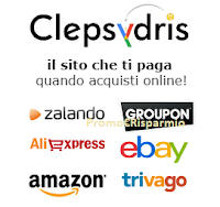 Logo Clepsydris Cashback : richiedi il tuo credito per i tuoi acquisti online o accumulando punti