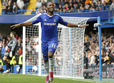 Didier Drogba Injury Chelsea vs Manchester United Barclays Premier