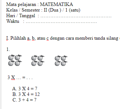 Penting 14 Soal Cerita Matematika Kelas 2 Sd Semester 2 Viral