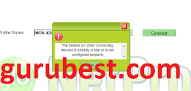 How I Fix The modem (or other connecting device)
