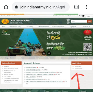 Army GD agniveer Agnipath 2022 apply online foji Bsf