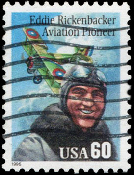 United States Postage Stamp US-2998 Aviation Eddie Rickenbacker 60 cents 1995