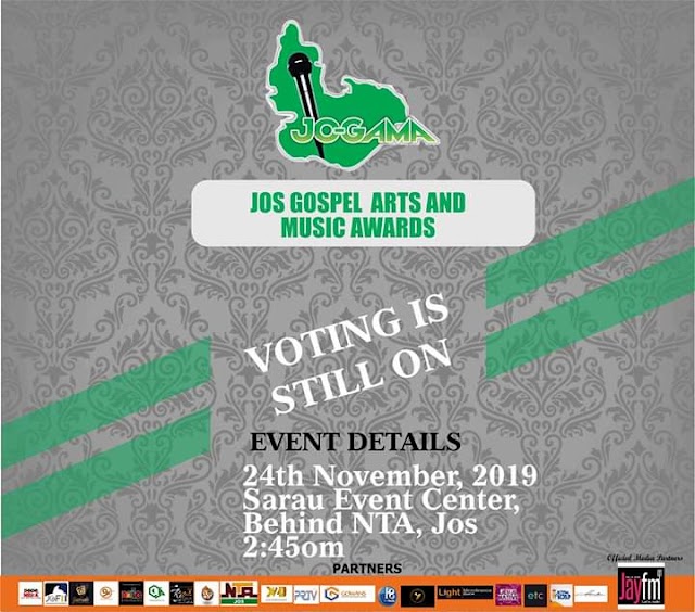 JOGAMA: VOTING ENDS ON SUNDAY 17TH NOV. 2019  SUPPORT AN ARTISTE TODAY