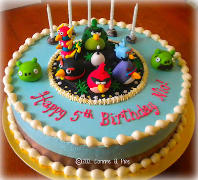 Angry Birds Birthday Cake on Making This Cake Angry Birds In Superhero Form The Birthday Boy S
