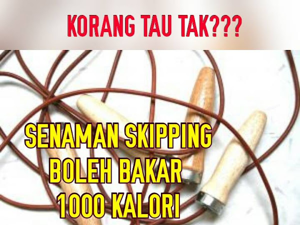 BAKAR 1000 KALORI DENGAN TALI SKIPPING