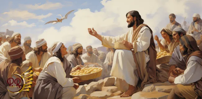 Jesus Alimenta Uma Multidão