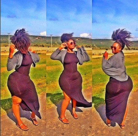 S*xy and Endowed Beauty Terrorizes Men With Her Killer Butt and Curves (Photos)