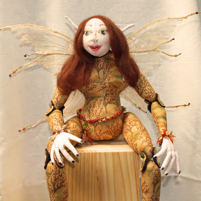 Amberindia Autumn Fairy Art Doll.