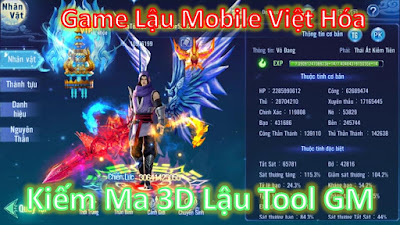 Game Private Kiếm Ma 3D Lậu Việt Hóa Free Tool GM