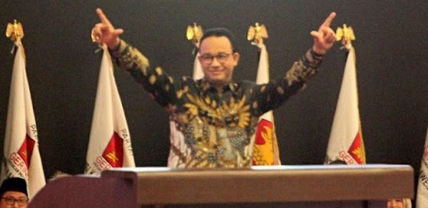 Anies Baswedan Salam Dua Jari, Gerindra: Kampanye Itu Kalau Nyuruh Nyoblos