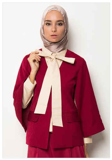10 Contoh Model Busana Muslim Wanita Formal Elegan 2019