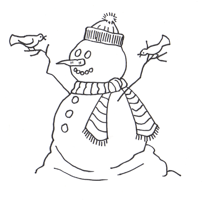 Frosty the Snowman Coloring Page