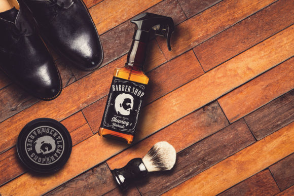 Barber Shop Mockup #4