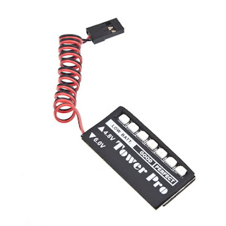 Pack 4.8V-6V Volt Watch On-Board Battery Monitor Low voltage Indicator 7 LED G9