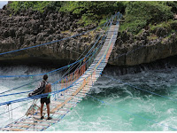 Lokasi dan rute menuju pantai Pulau kalong gunung kidul 