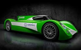 green panoz electric le mans circuit