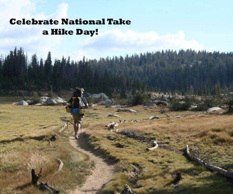 National Take a Hike Day Wishes Pics