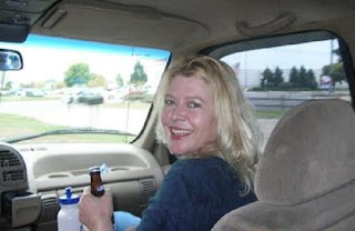 Picture of Tamara Gilmer sitting in a car