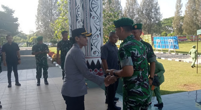 Hadiri Pisah Sambut Dandim 0207/Simalungun, Kapolres Pematangsiantar Ucapkan Terimakasih