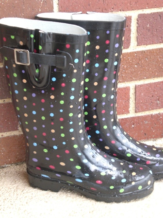 Rain Boots Polka Dots8