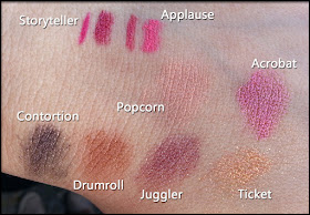 Neve Cosmetics - Circus Collection Swatches - Anteprima - Neve Birthday Party