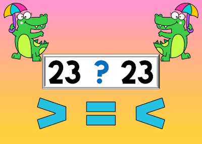 Spring Comparing Numbers to 100 - Gators
