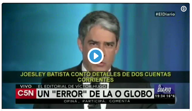 VÍDEO: telejornal argentino comenta a manipulação da Globo com Lula