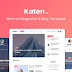 Katen Minimal Blog & Magazine HTML Template Review