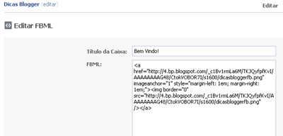 blogger e facebook