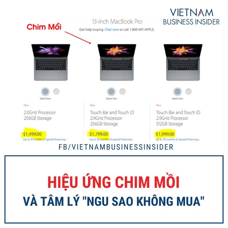 HIỆU ỨNG CHIM MỒI TRONG BÁN HÀNG VÀ TÂM LÝ “NGU SAO KHÔNG MUA”