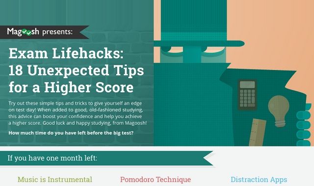 Image: Exam Lifehacks: 18 Unexpected Tips for a Higher Score #infographic