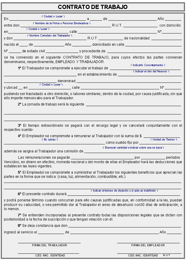 Terceros. técnicos.contables: NLP contrato de trabajo